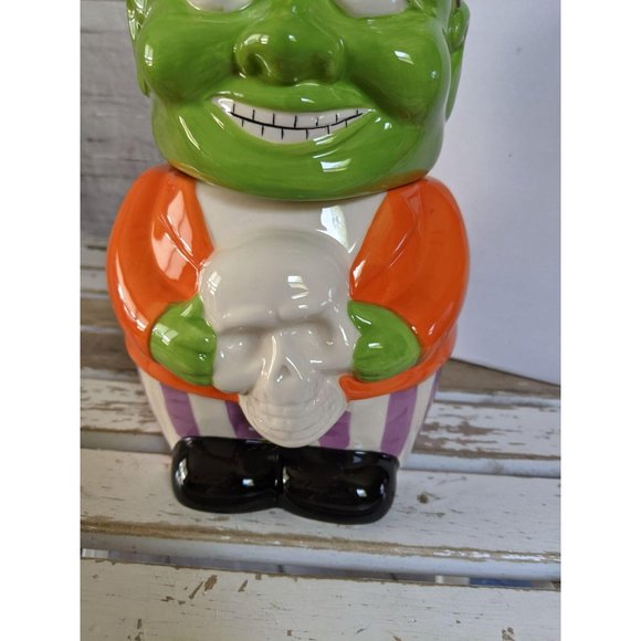 Frankenstein Halloween cookie jar dog‎ canister sto - Picture 2 of 9
